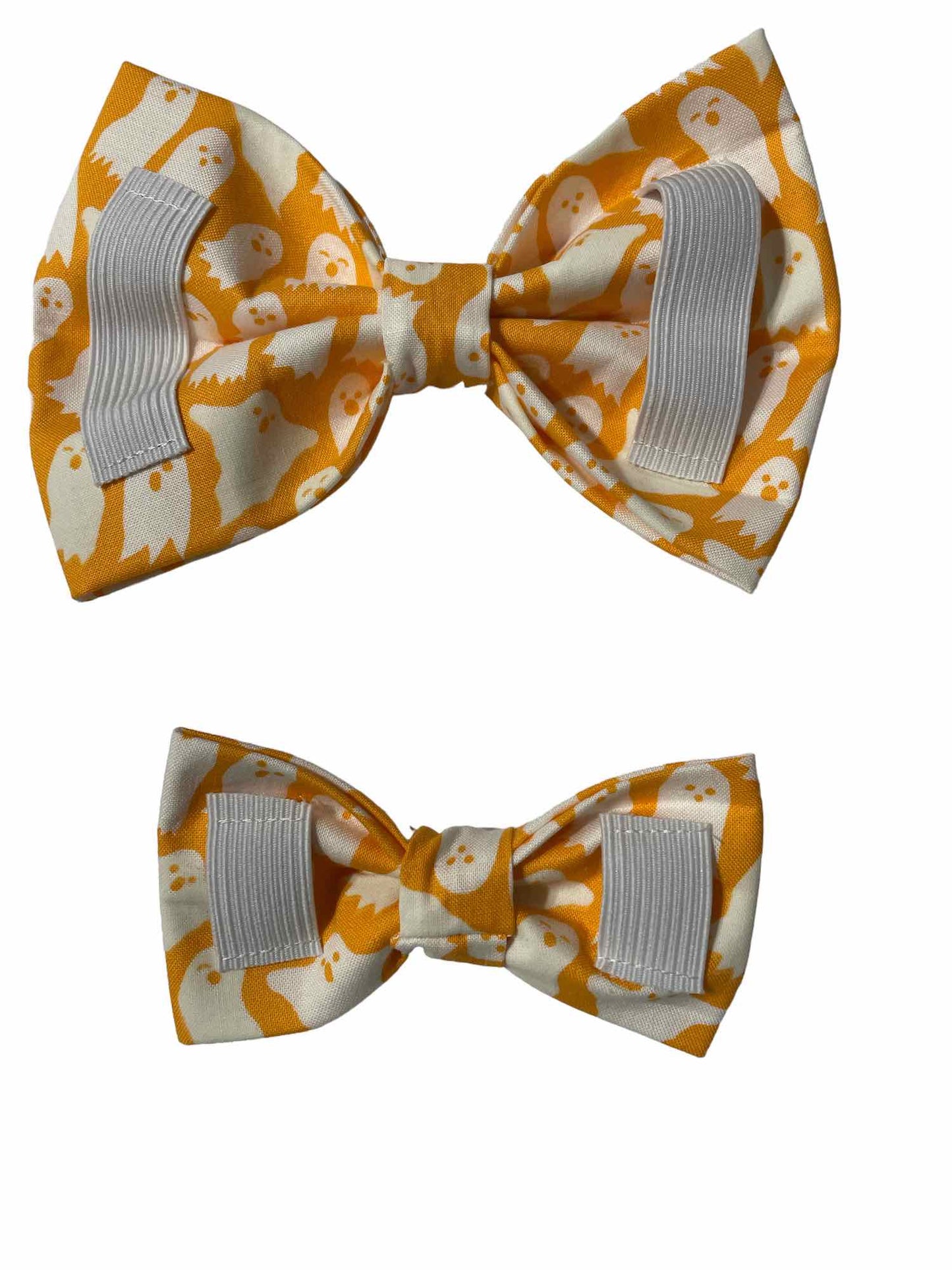 Glowing Ghosts Dog Bow Tie