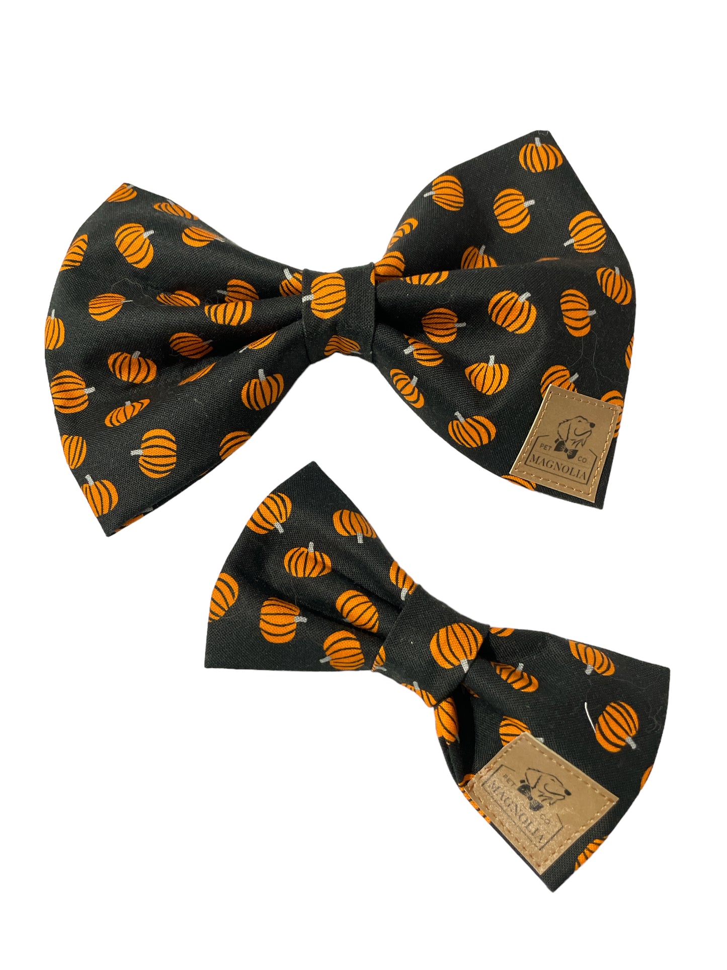 Pumpkin Harvest Hound Bow Tie