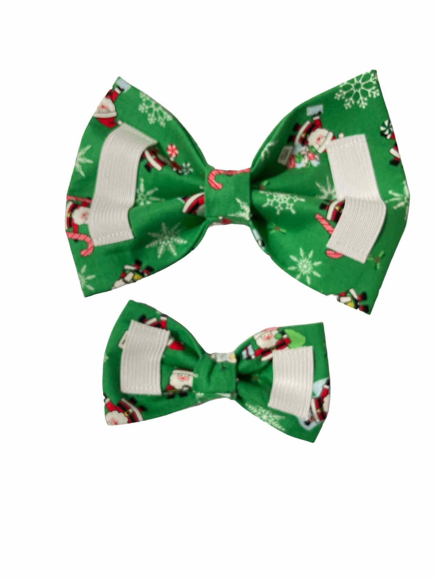 Santa's Little Helper Dog Bow Tie