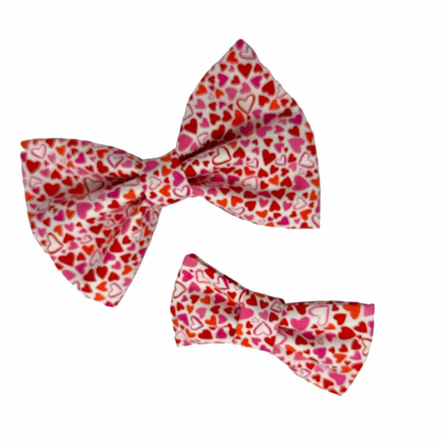 Full of Hearts Dog Bow Tie