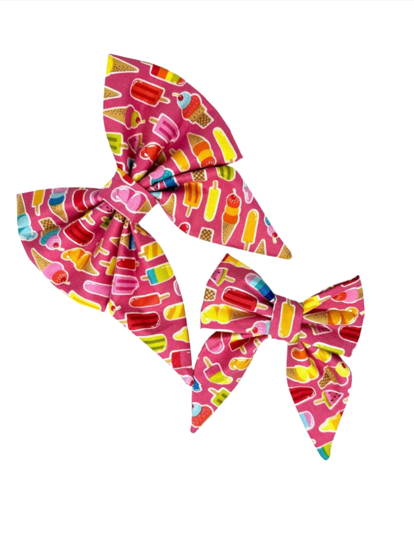 Hot Summer Chilly Delights Dog Bow
