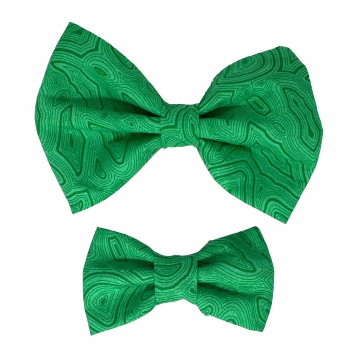 Malachite Magic Dog Bow Tie