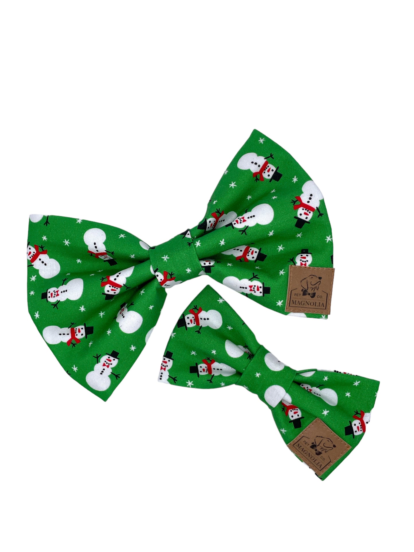 Frosty Fun Dog Bow Tie