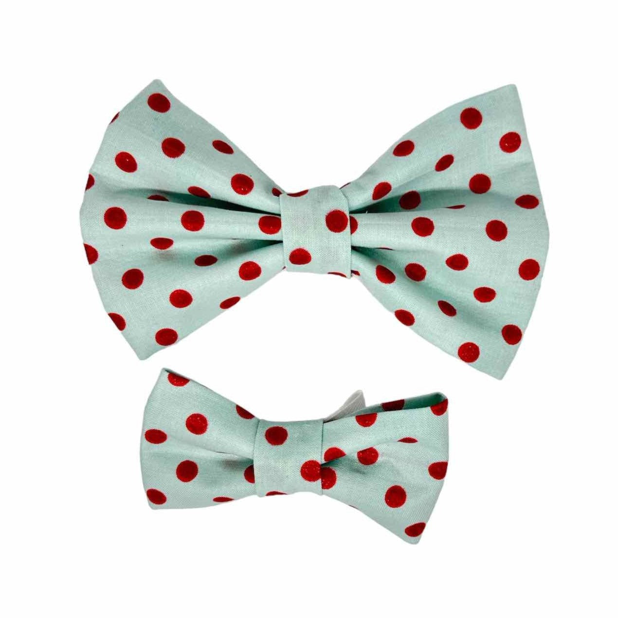 Sparkle Dot Delight Dog Bow Tie