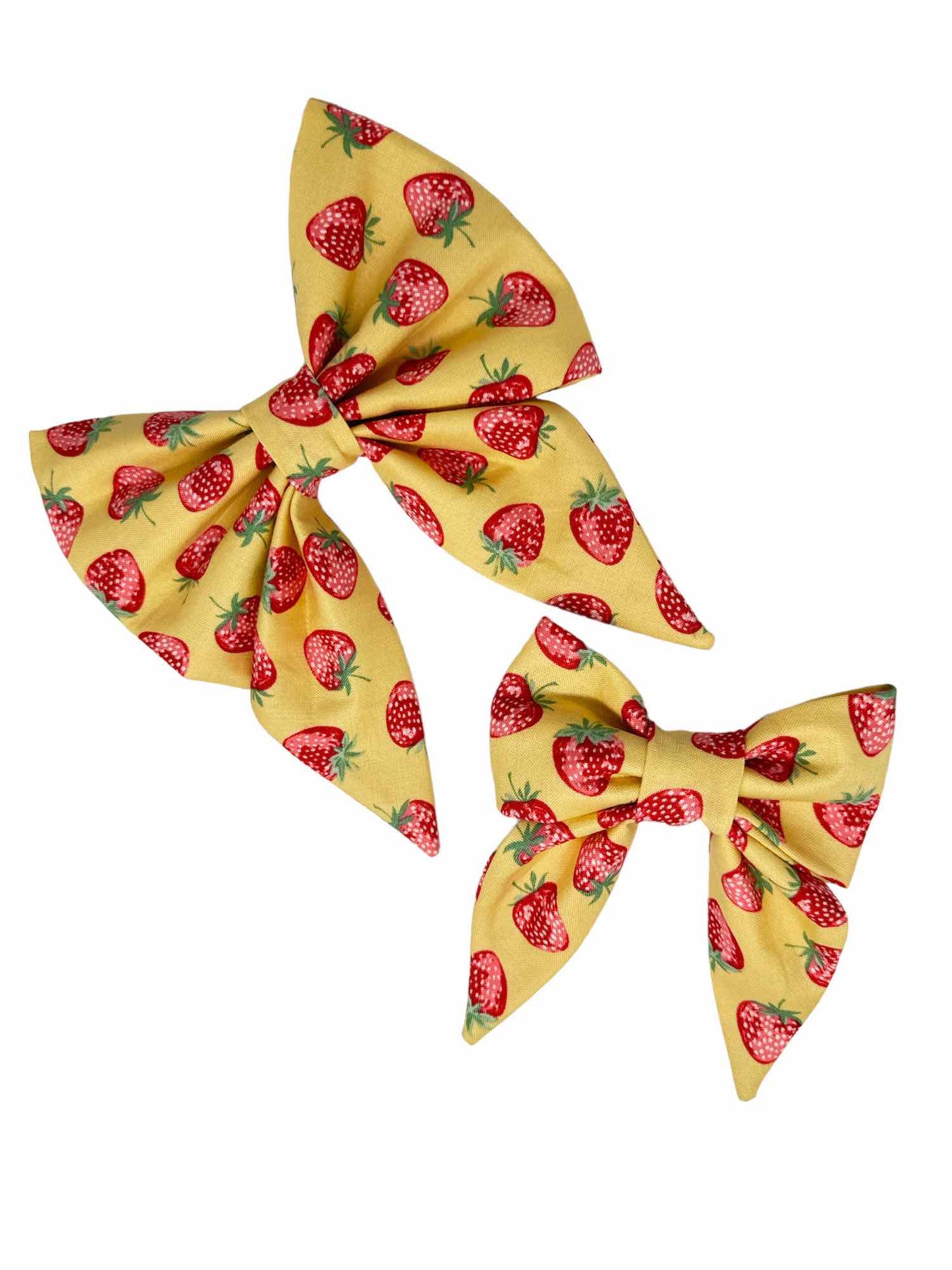 Strawberry Fields Dog Bow