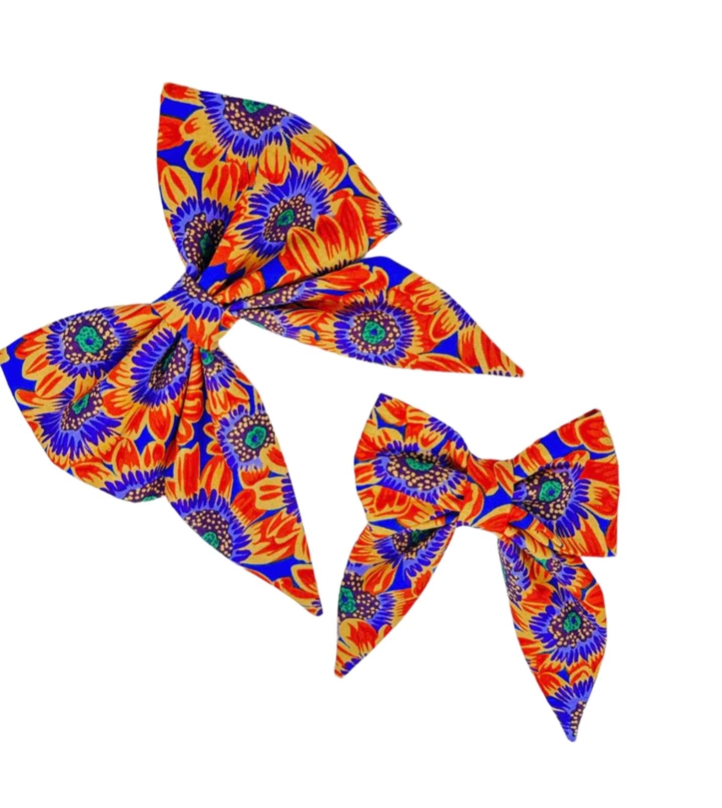 Van Gogh's Garden Party Dog Bow