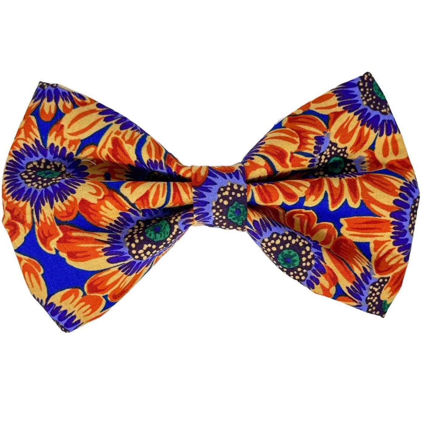 Van Gogh's Garden Party Dog Bow Tie