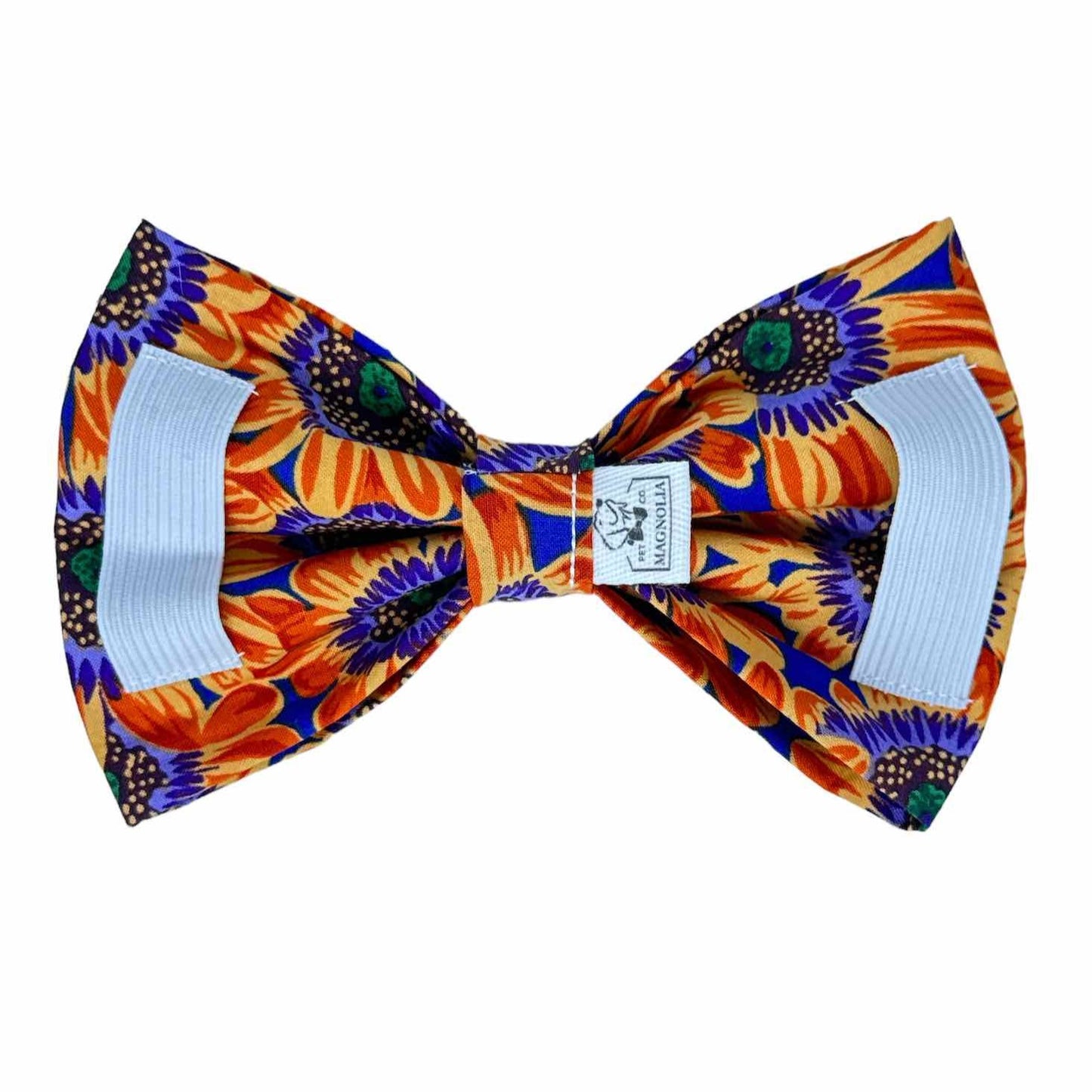 Van Gogh's Garden Party Dog Bow Tie