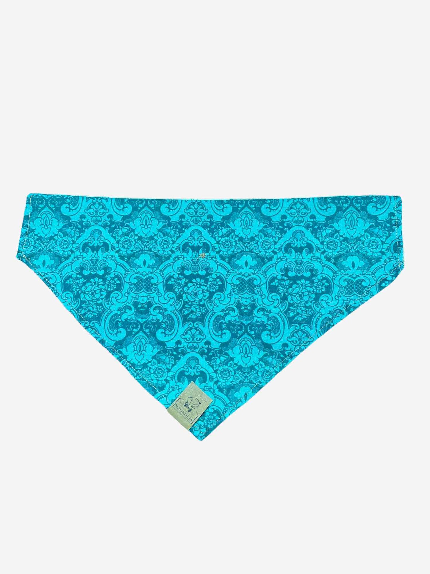 Deer Green and Golden Dog Bandana