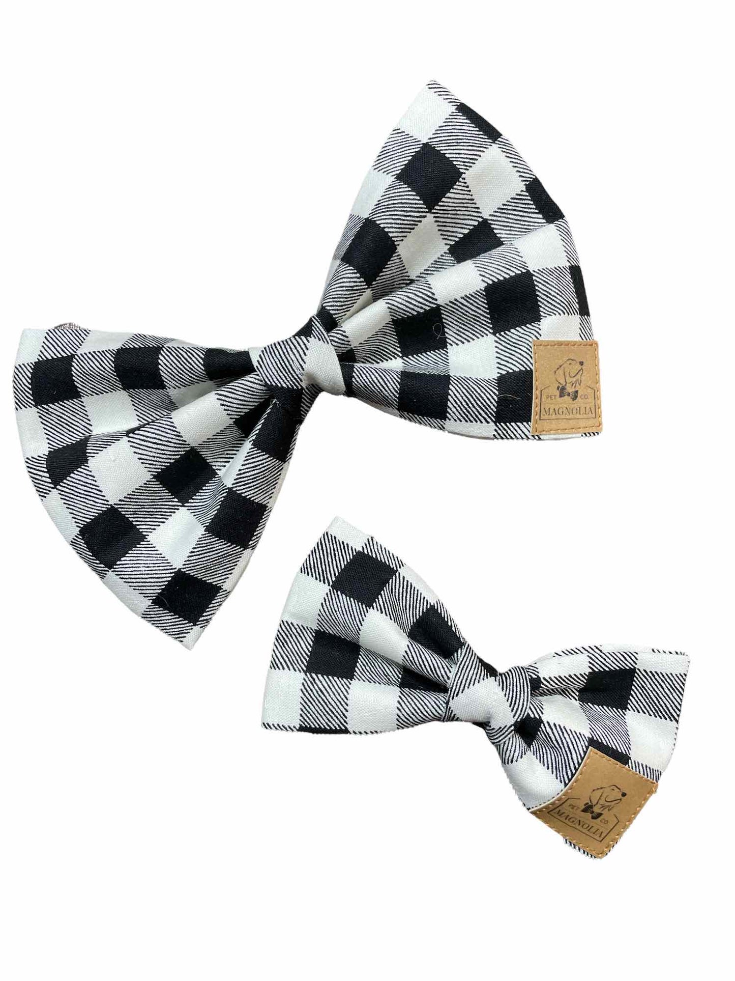 Buffalo Check Dog Bow Tie
