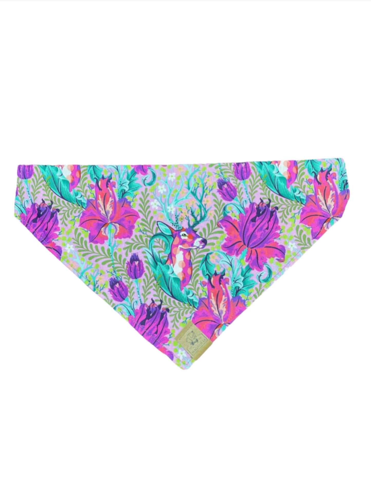 Floral Deer Dog Bandana