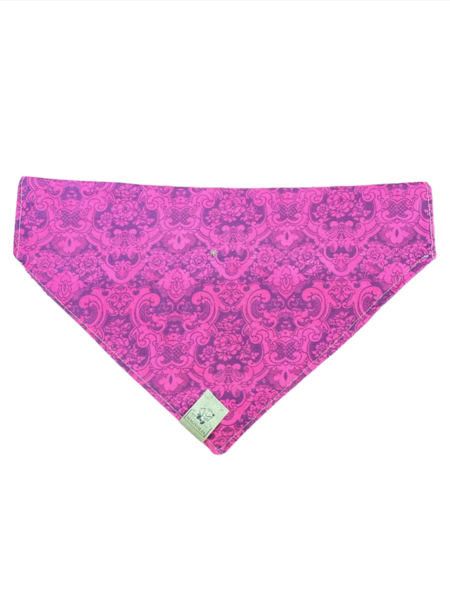 Deer Maroon and Gold Dog Bandana