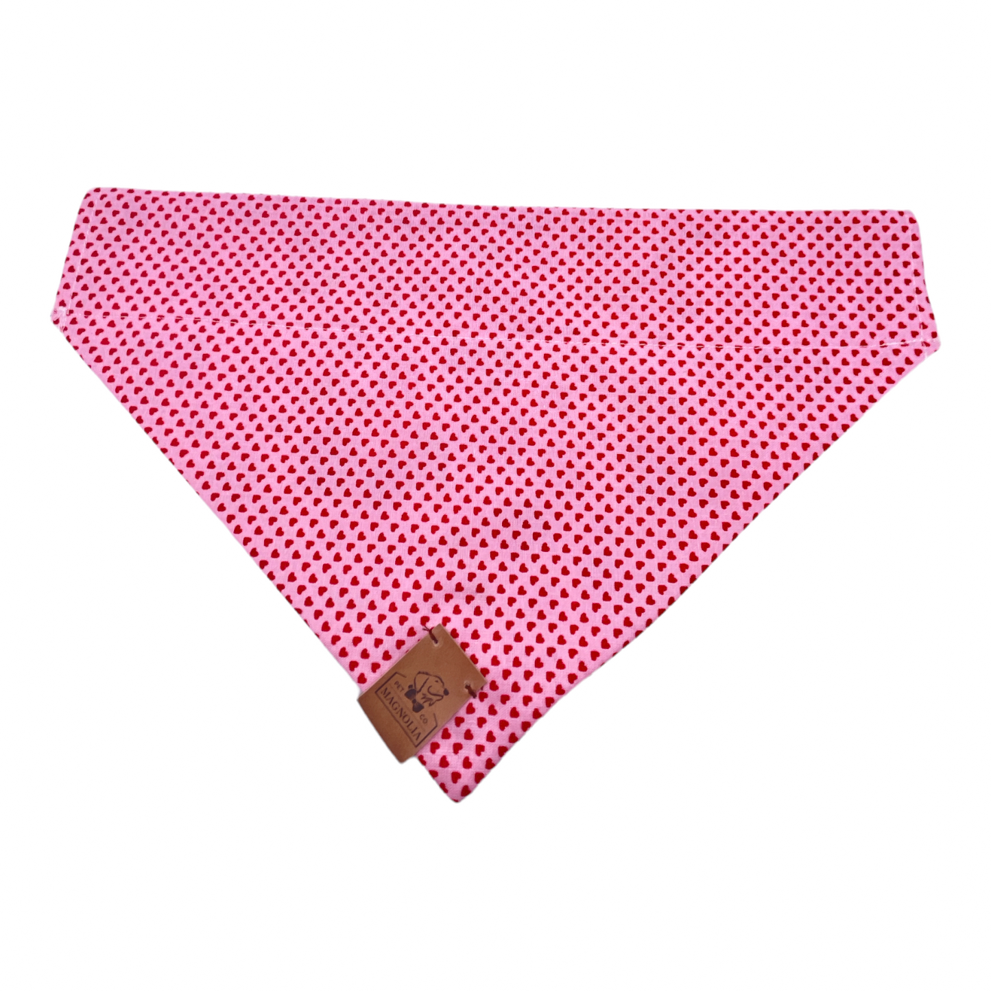 Pink Roses and Heart Skips a Beat Dog Bandana