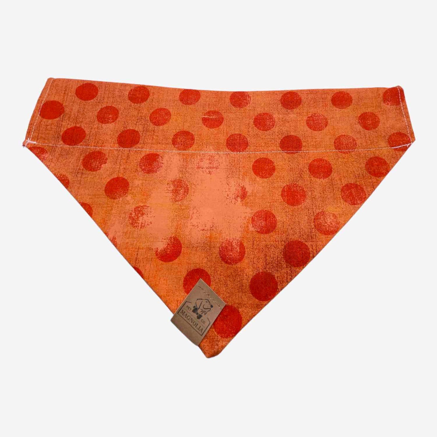 Jack O'Lantern and Grunge Polka Dot Dog Bandana