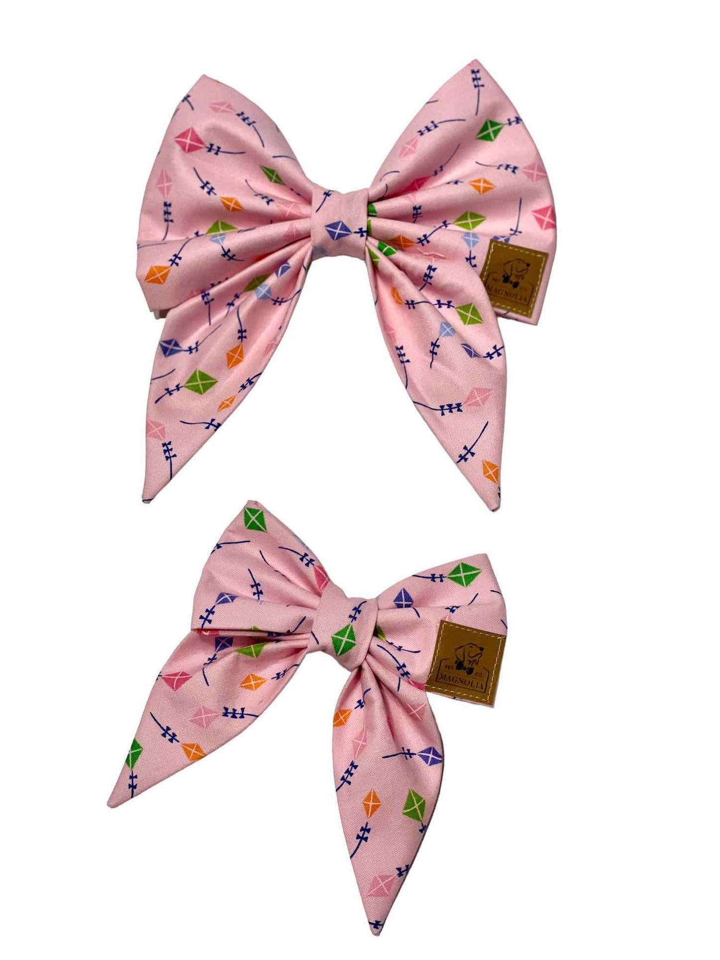 Flying Kites Pink Dog Bow