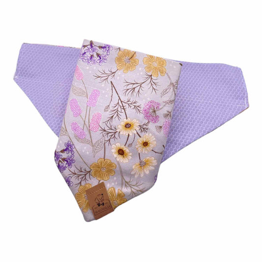 Lavender Wildflower Dog Bandana