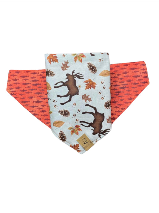 Moose Tracks Dog Bandana