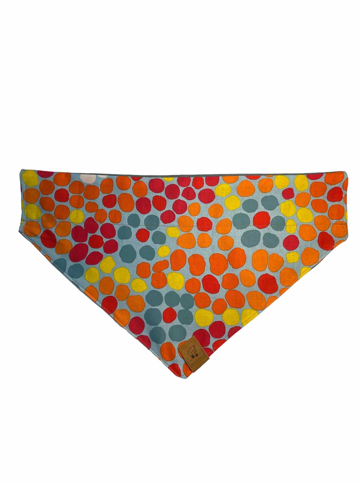 Multi-Stone Flower Dog Bandana with Red