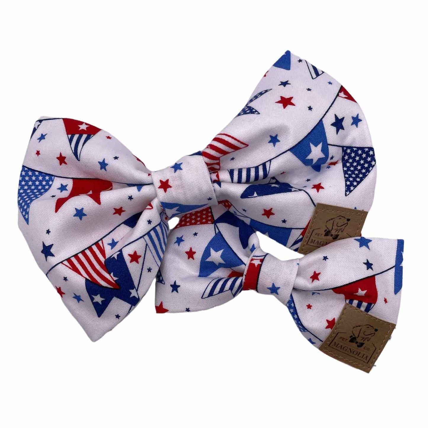 Patriotic Flag Dapper Bow