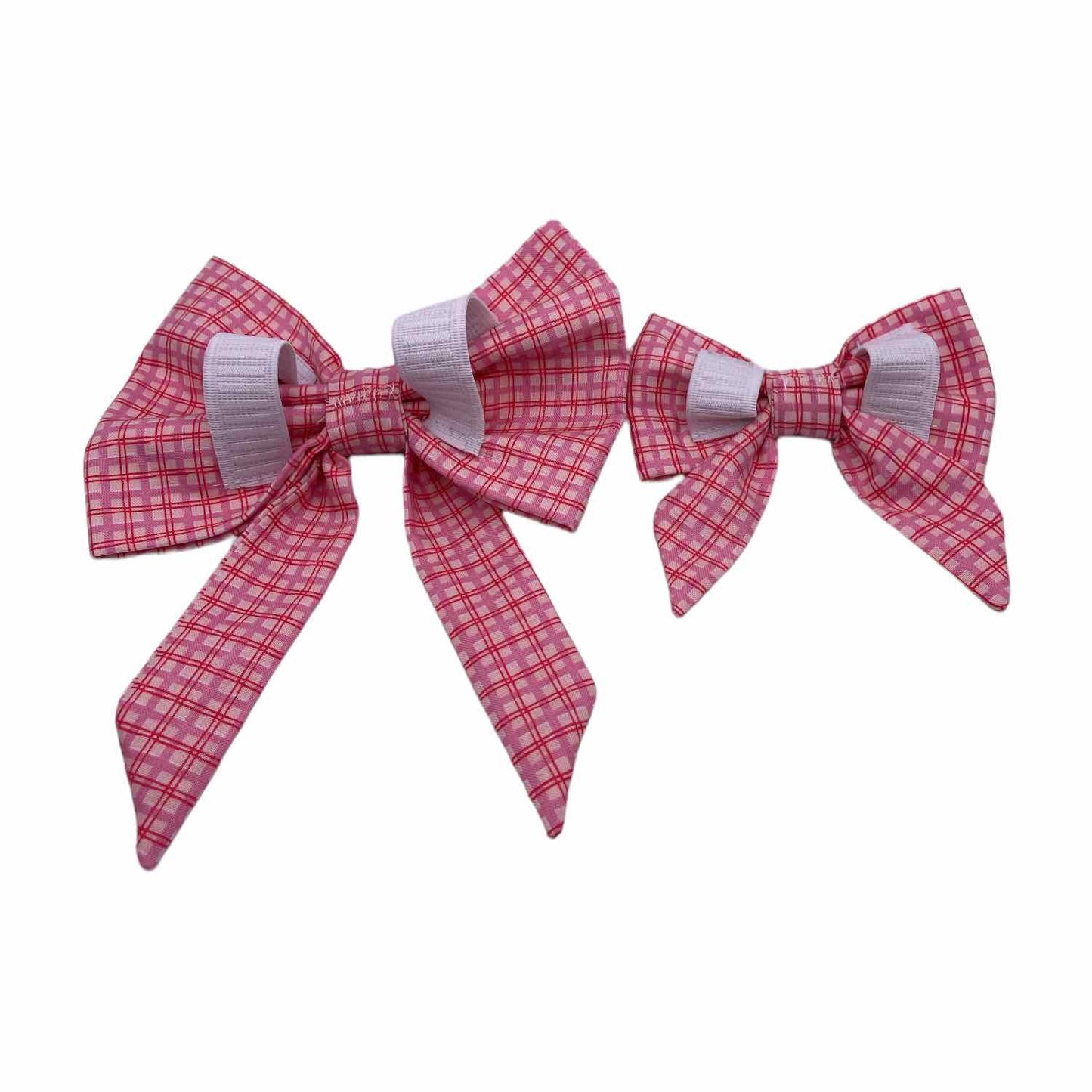 Pink Plaid Bow