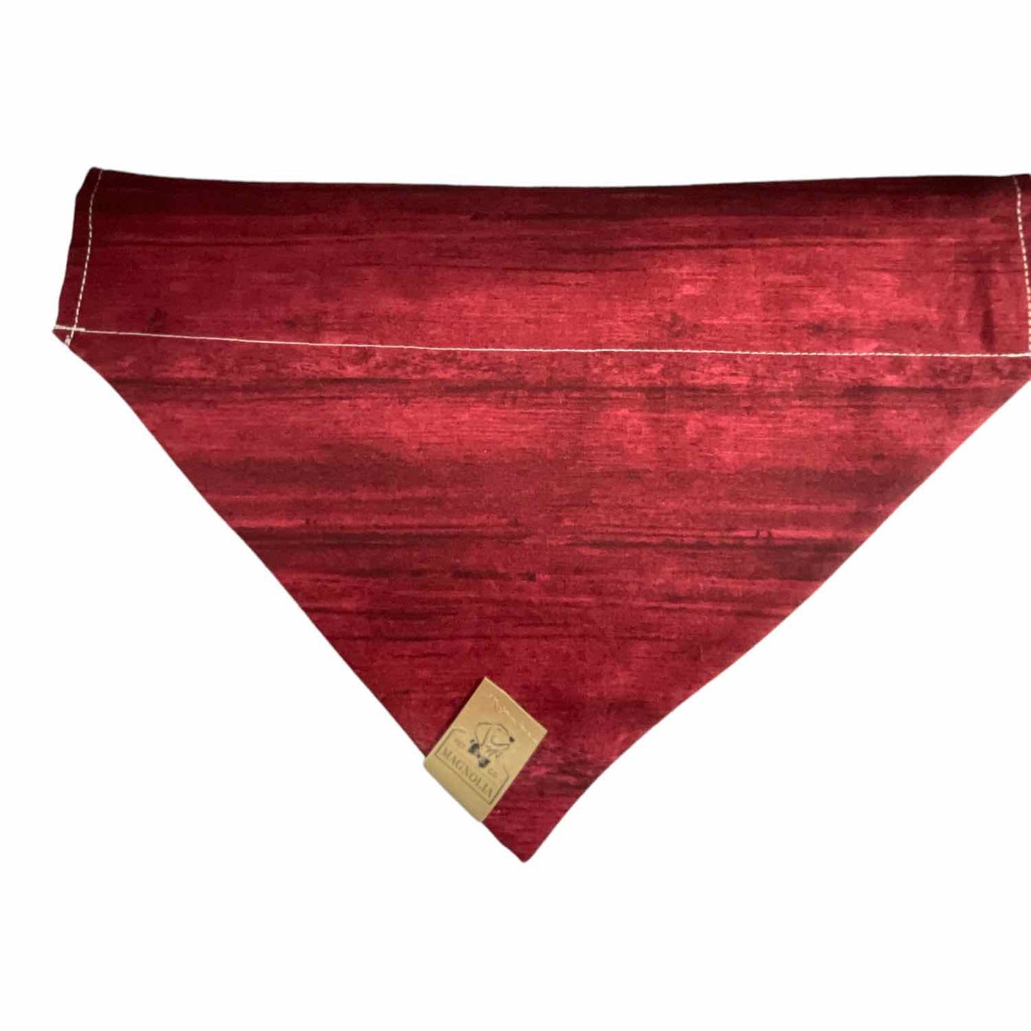 Snowman with Cardinal/ Red Barn Wood Dog Bandana