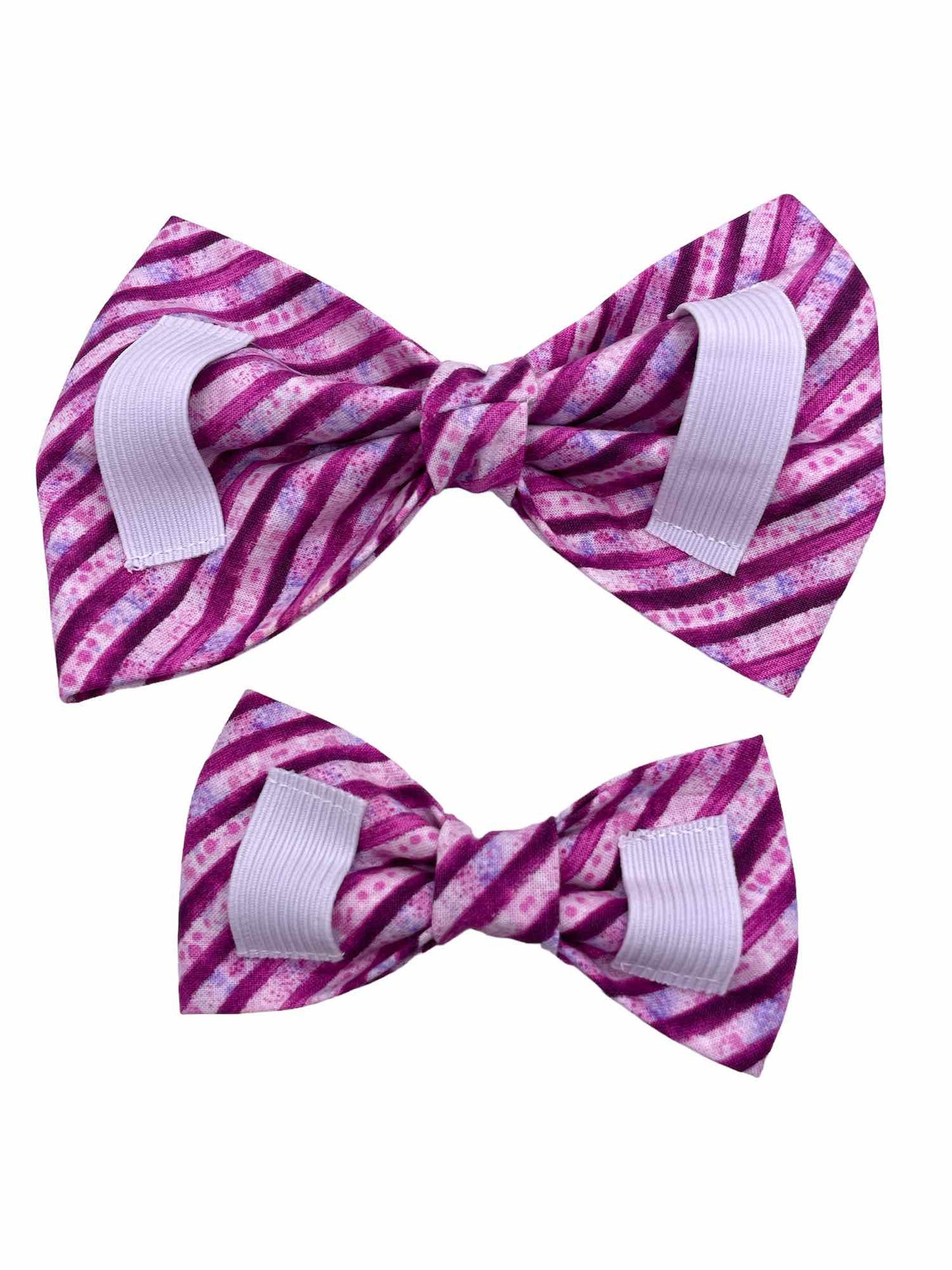 Purple and Lilac Royalty Dog Bow Tie