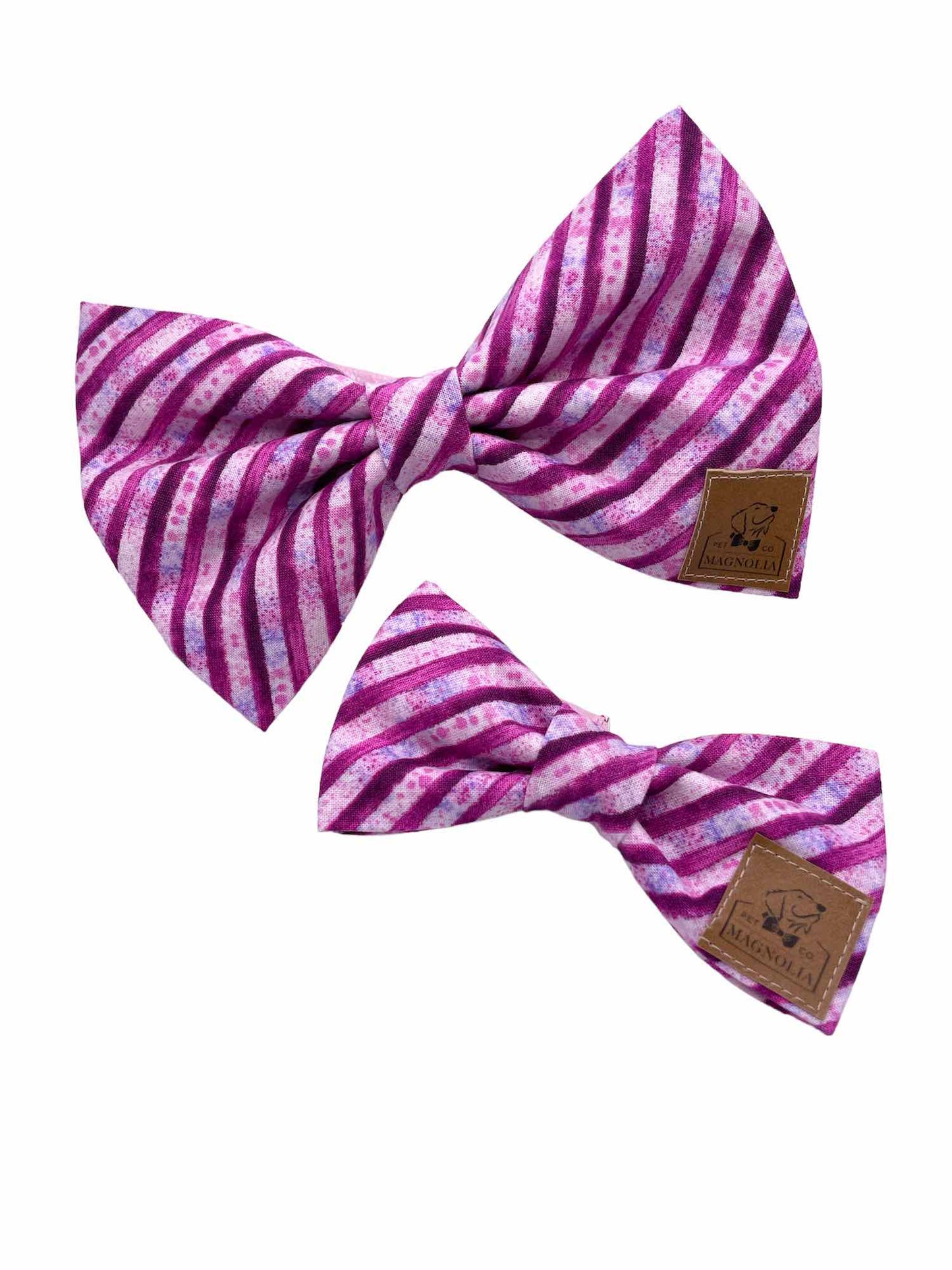 Purple and Lilac Royalty Dog Bow Tie
