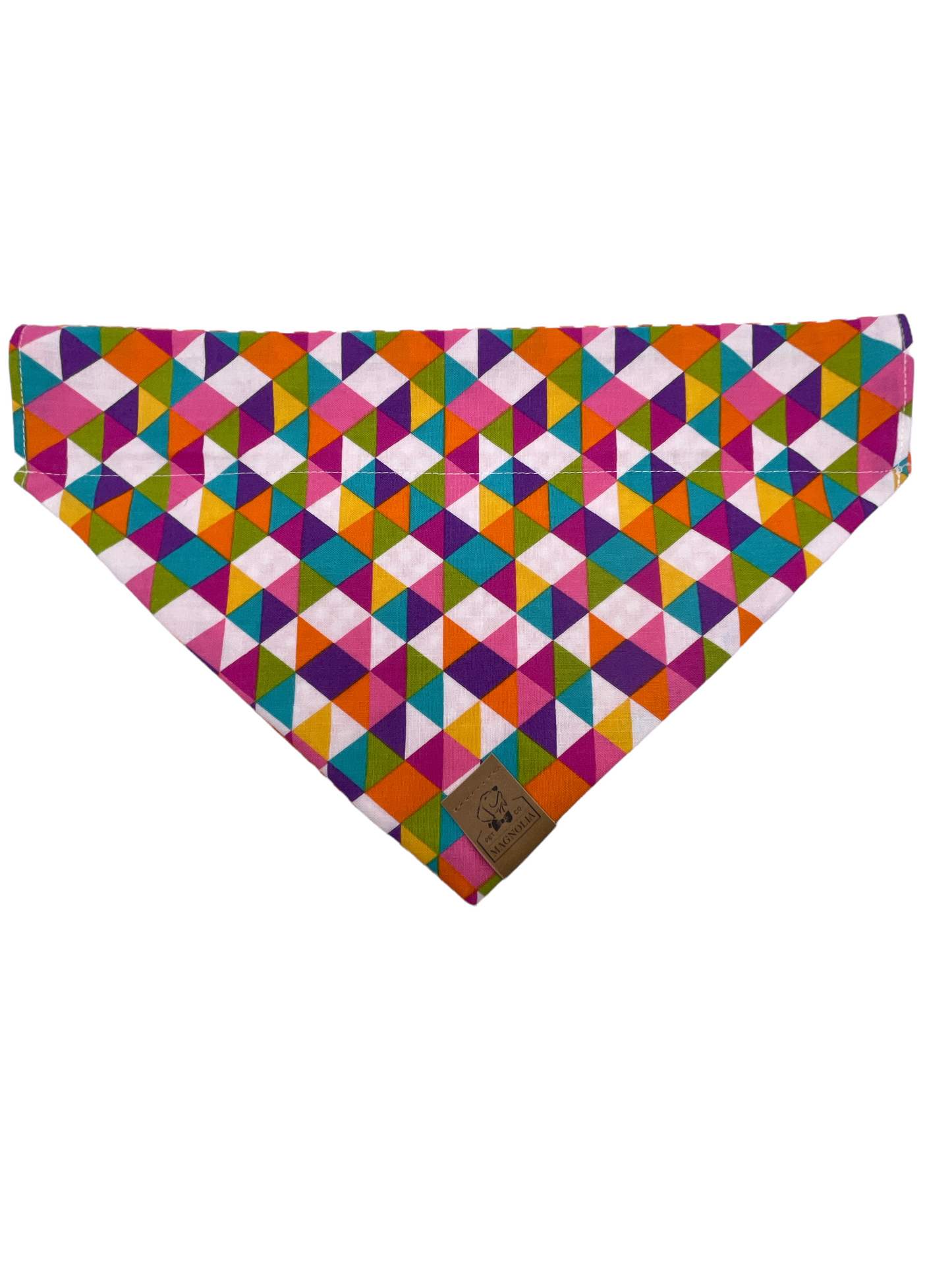 Triangle Gingham Dog Bandana