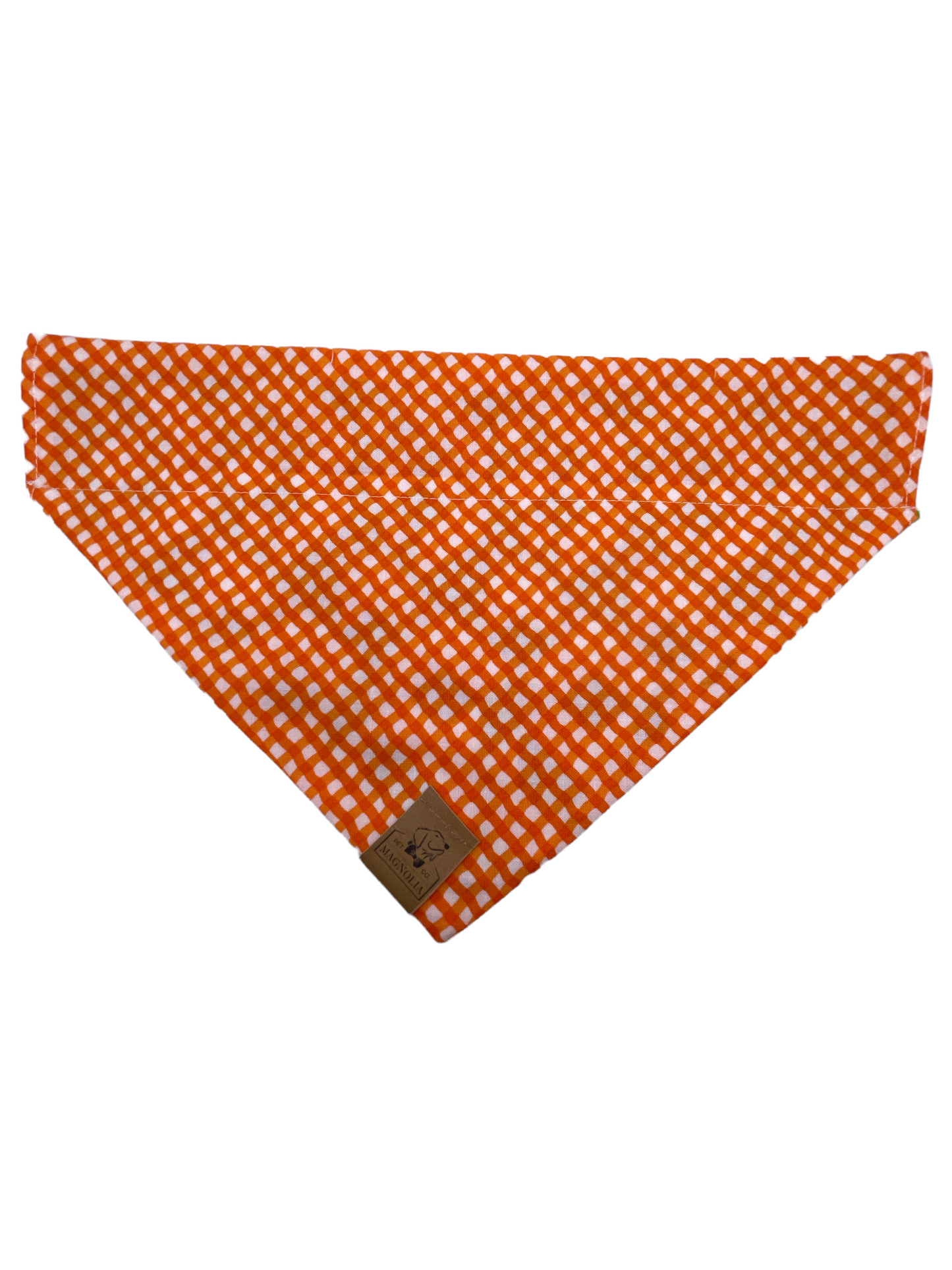 Triangle Gingham Dog Bandana