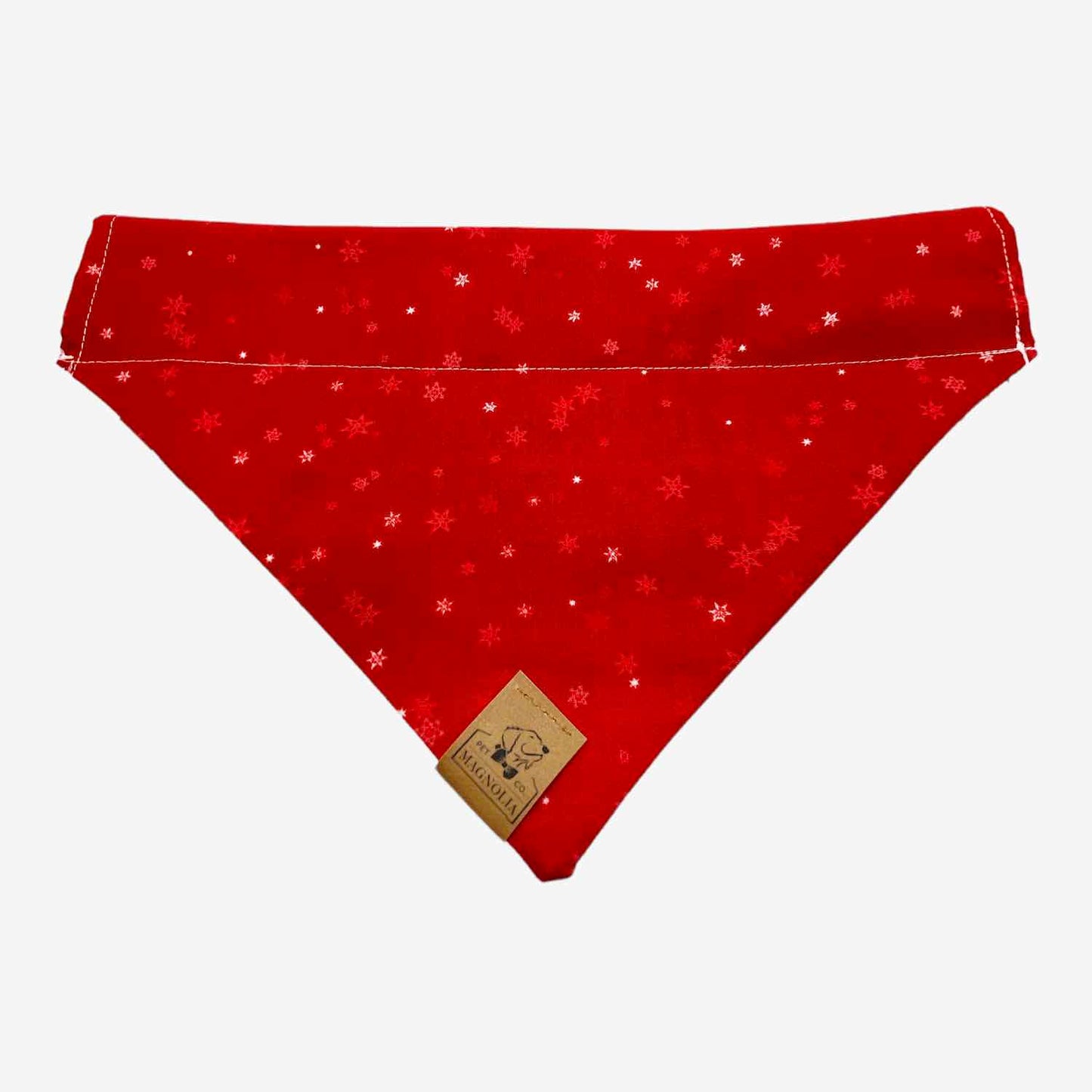 Winter Red Bird Dog Bandana