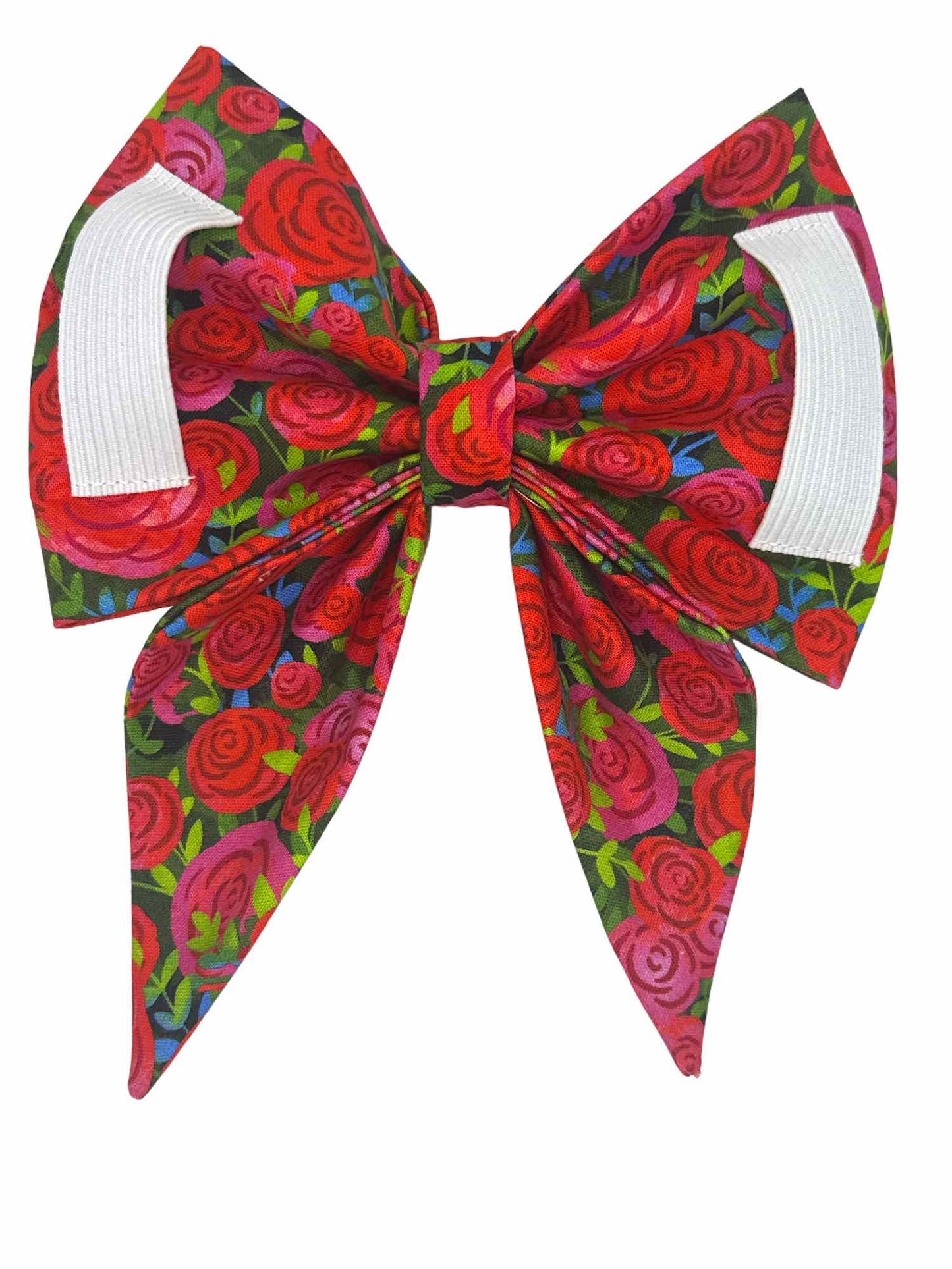 Everything is Coming Up Roses Dog Bow