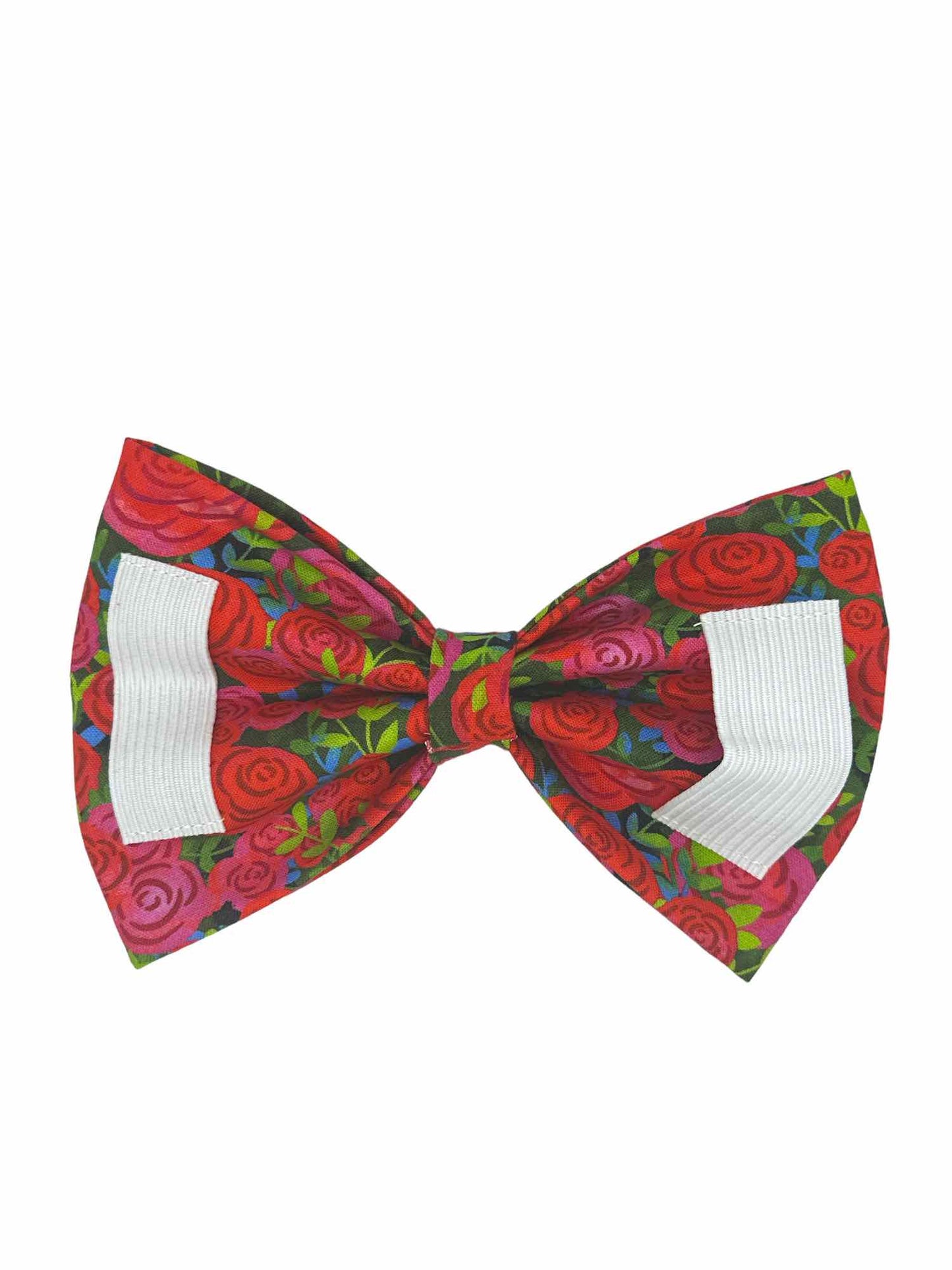 Everything is Coming Up Roses Dog Bow Tie