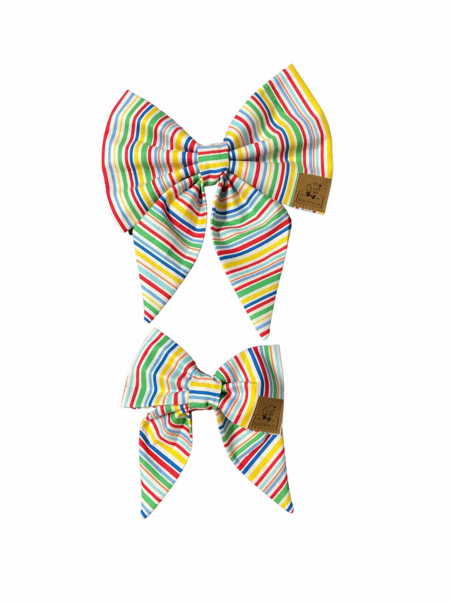 Bright Stripe Bow