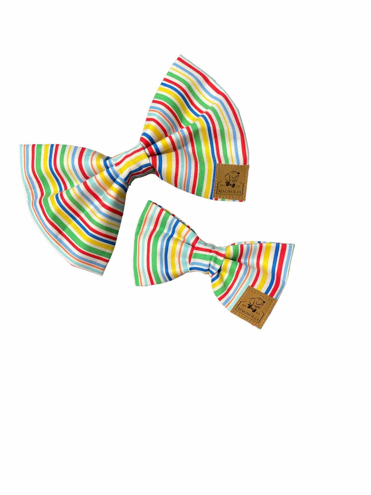 Bright Stripe Bow Tie