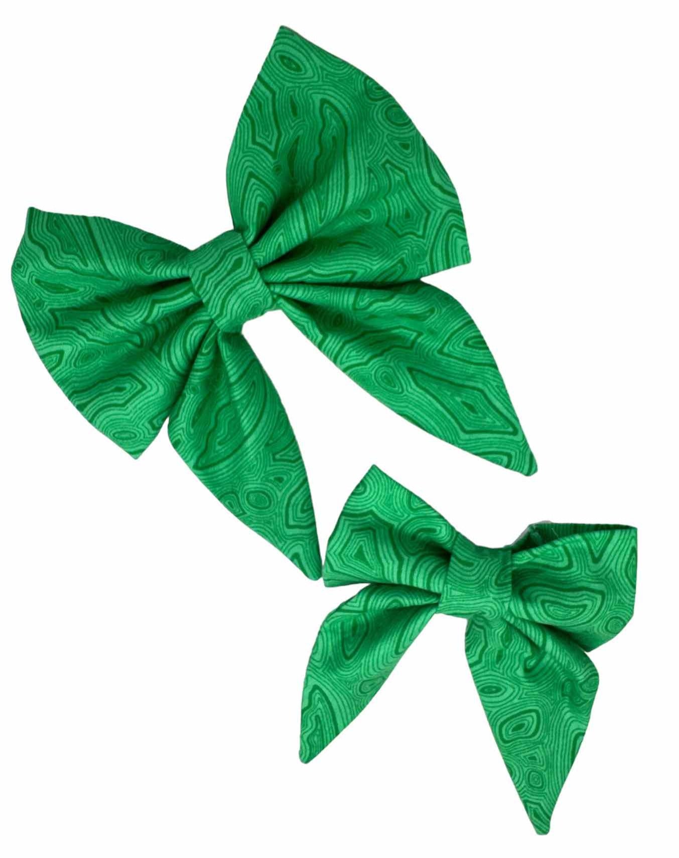 Malachite Magic Dog Bow