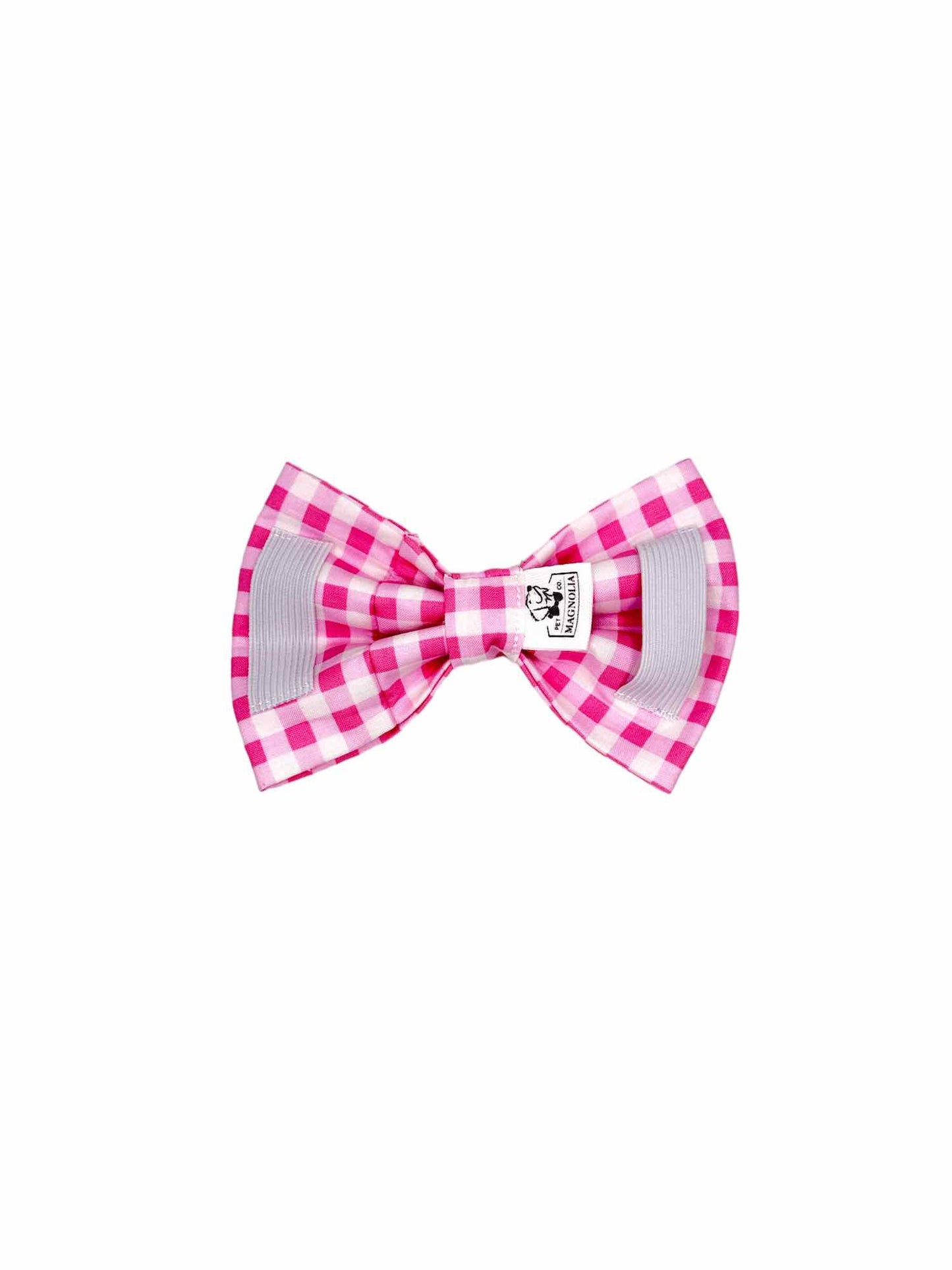 Pink Picnic Plaid Bow Tie