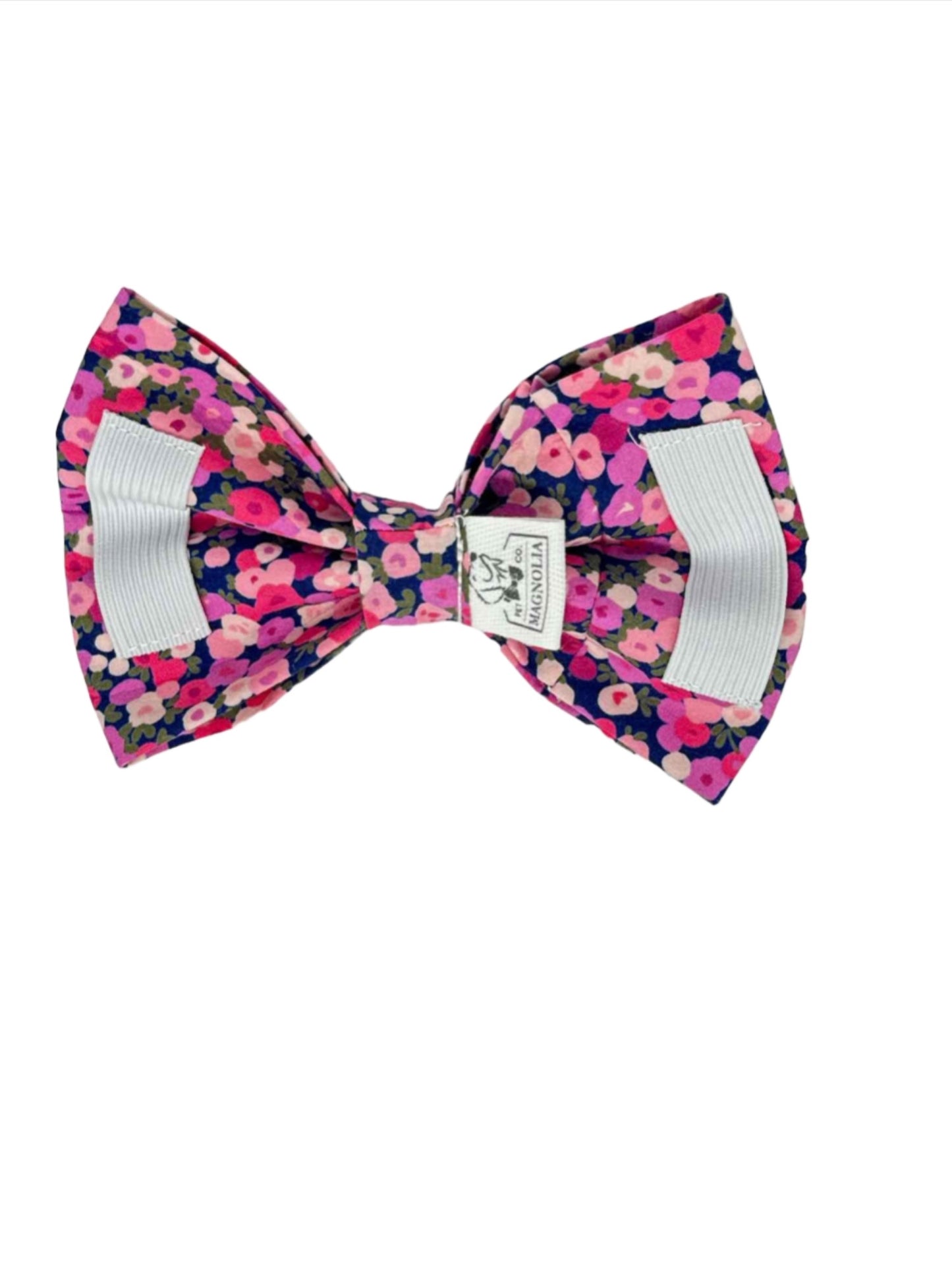 Pink Posies Forever Fuchsia Bow Tie