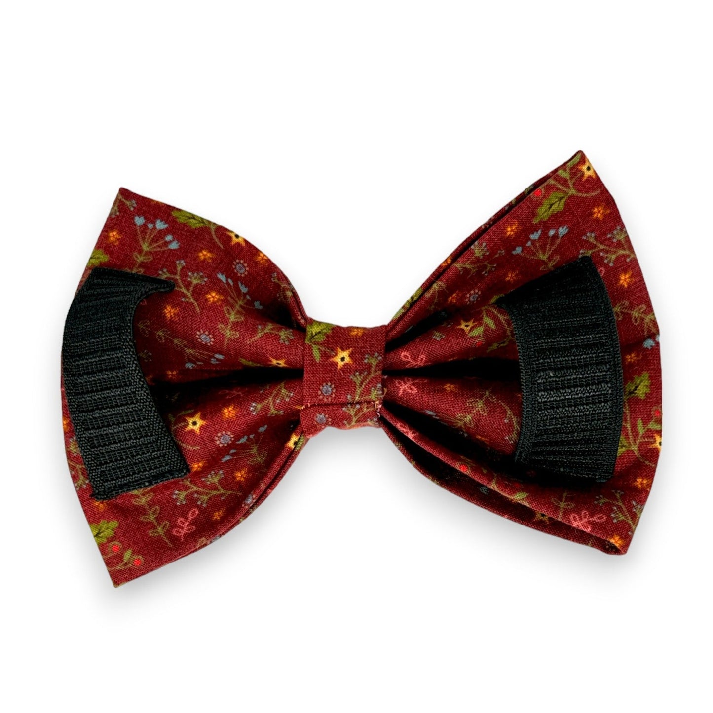 Rustic Wildflower Dog Bow Tie