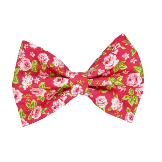 Embrace the essence of elegance and grace with our Vintage Rose on a bright pink background, a charming accessory that adds a touch of romance and sophistication to your canine companion's attire. 