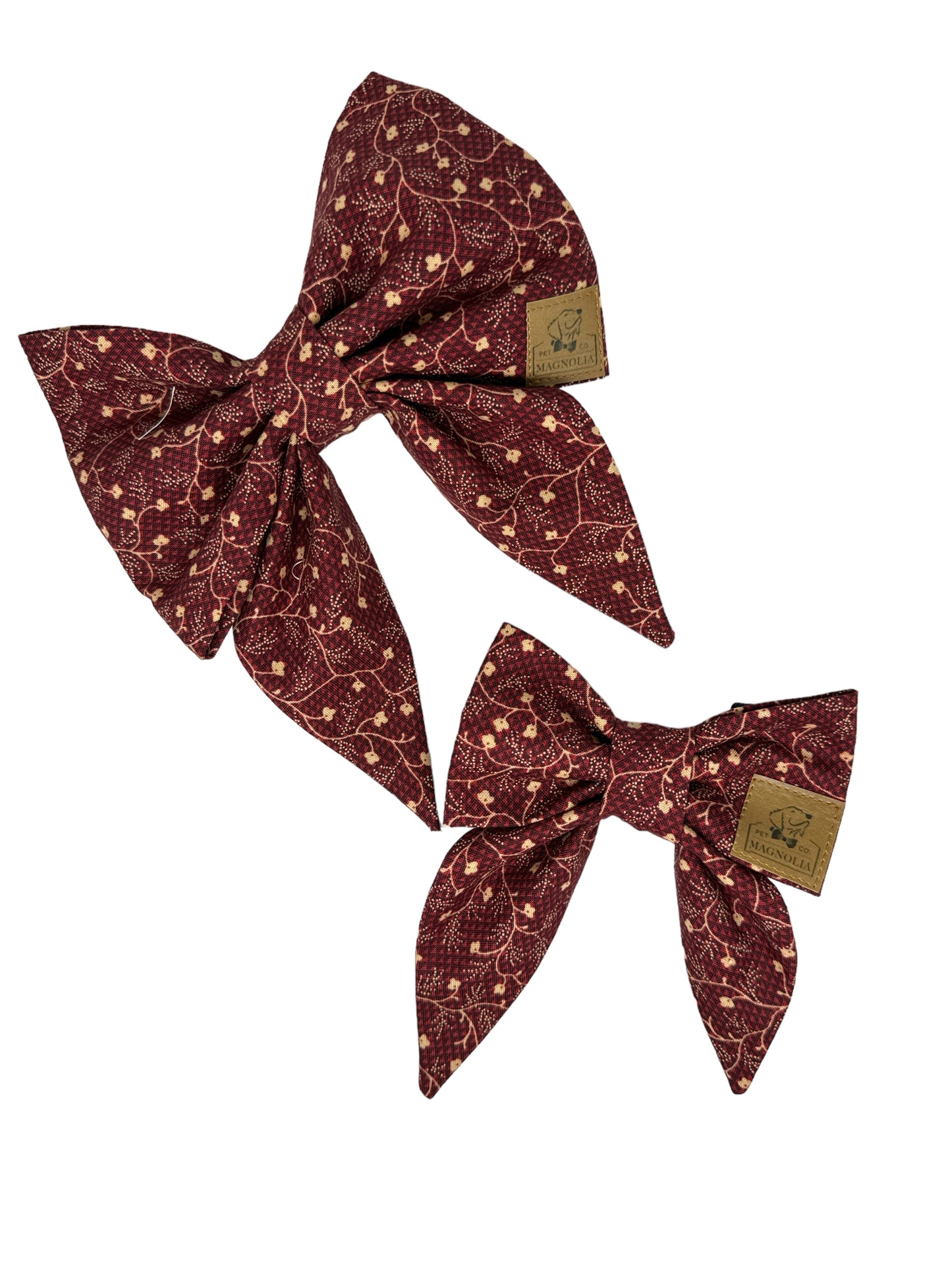 Wine & Vine Dog Bow