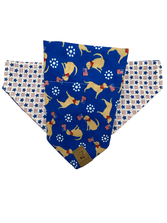 Patriotic Pup Dog Bandana