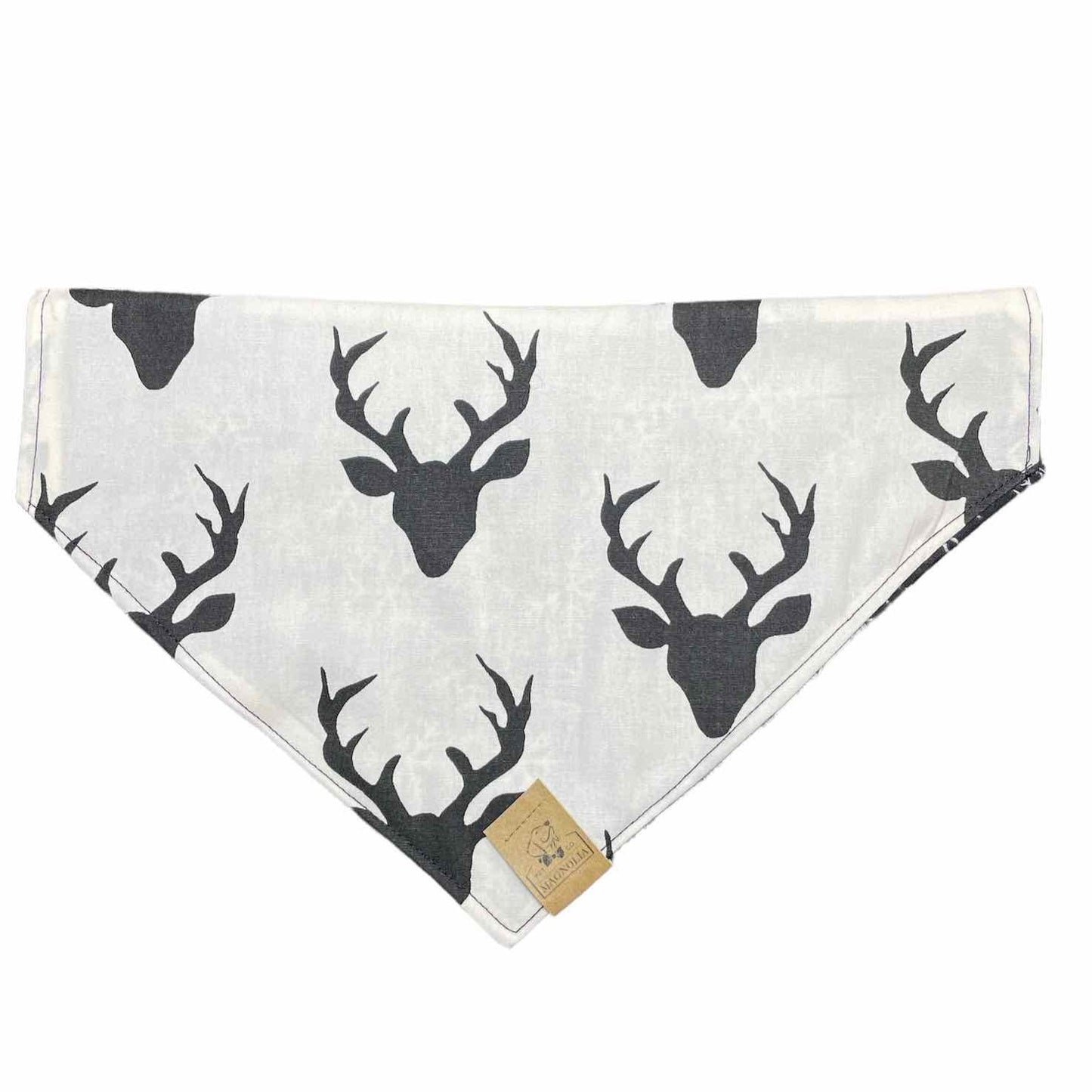 Antler and Snowflake Dog Bandana