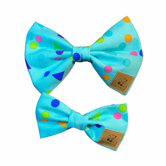 Birthday Confetti Dog Bow Tie