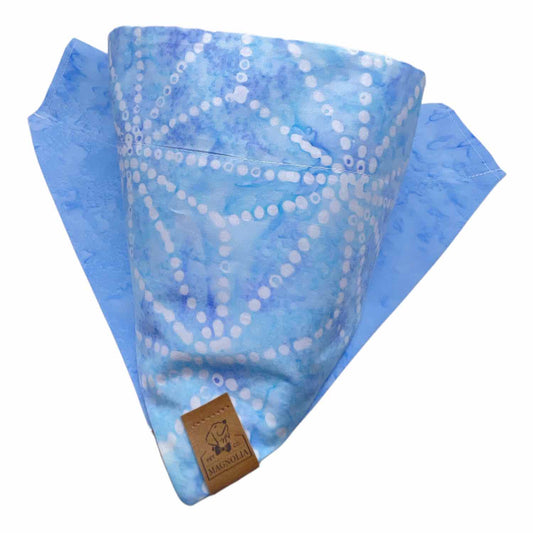 Blue Watercolor Dog Bandana