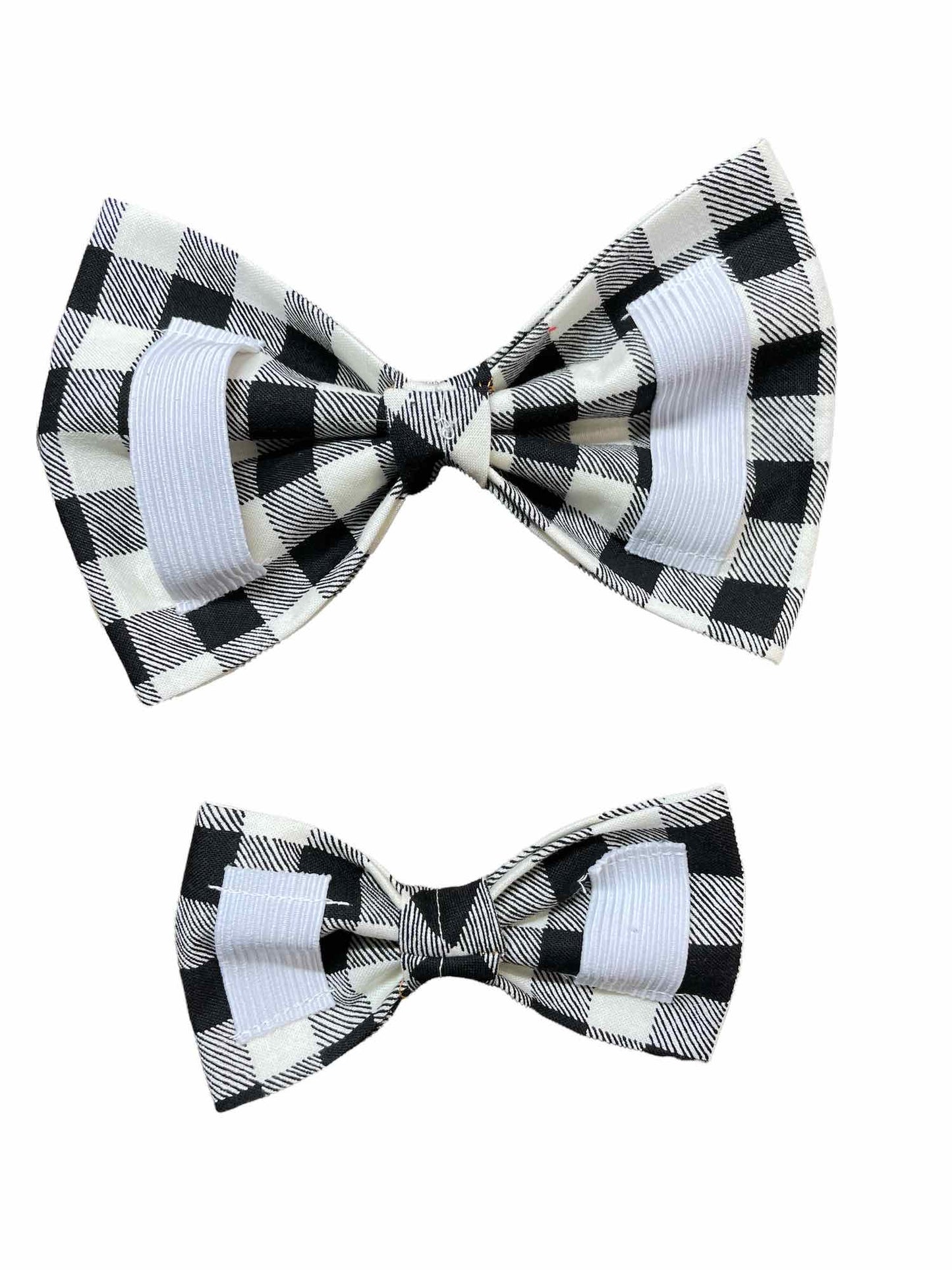 Buffalo Check Dog Bow Tie