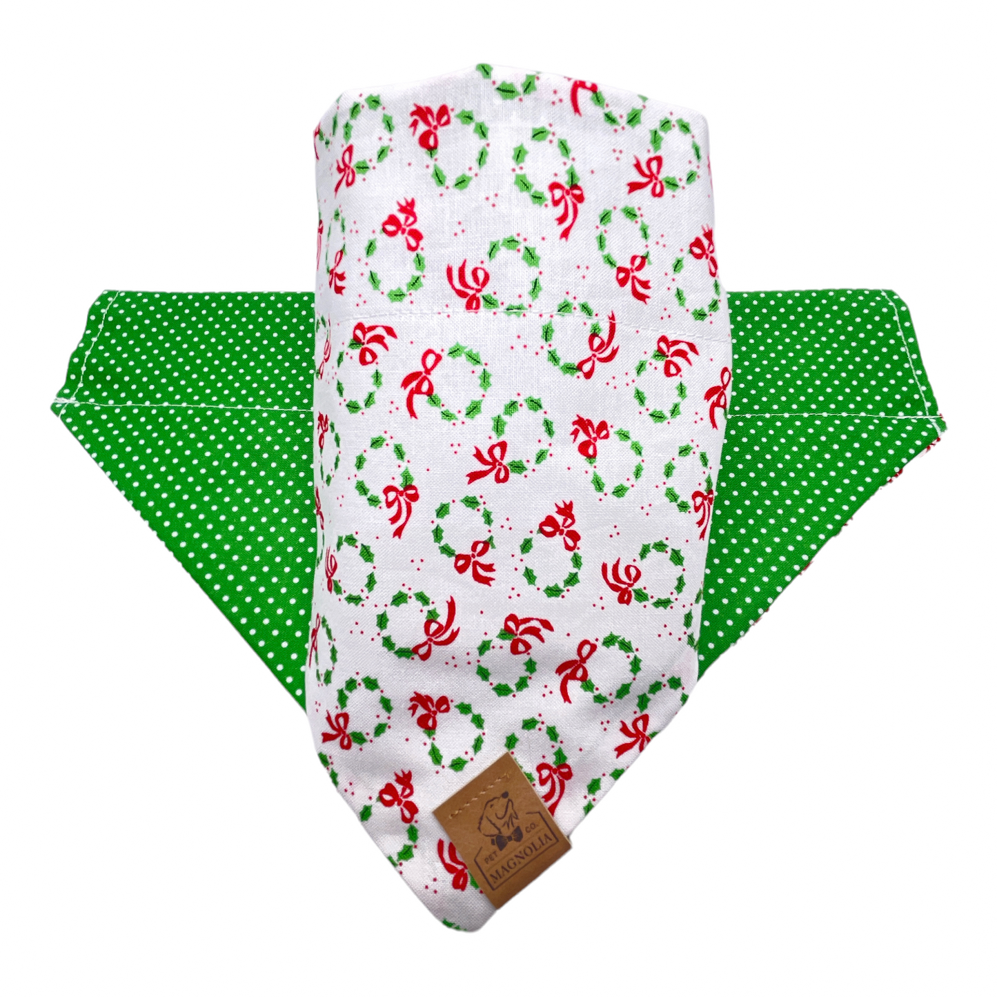 Christmas Wreaths Dog Bandana