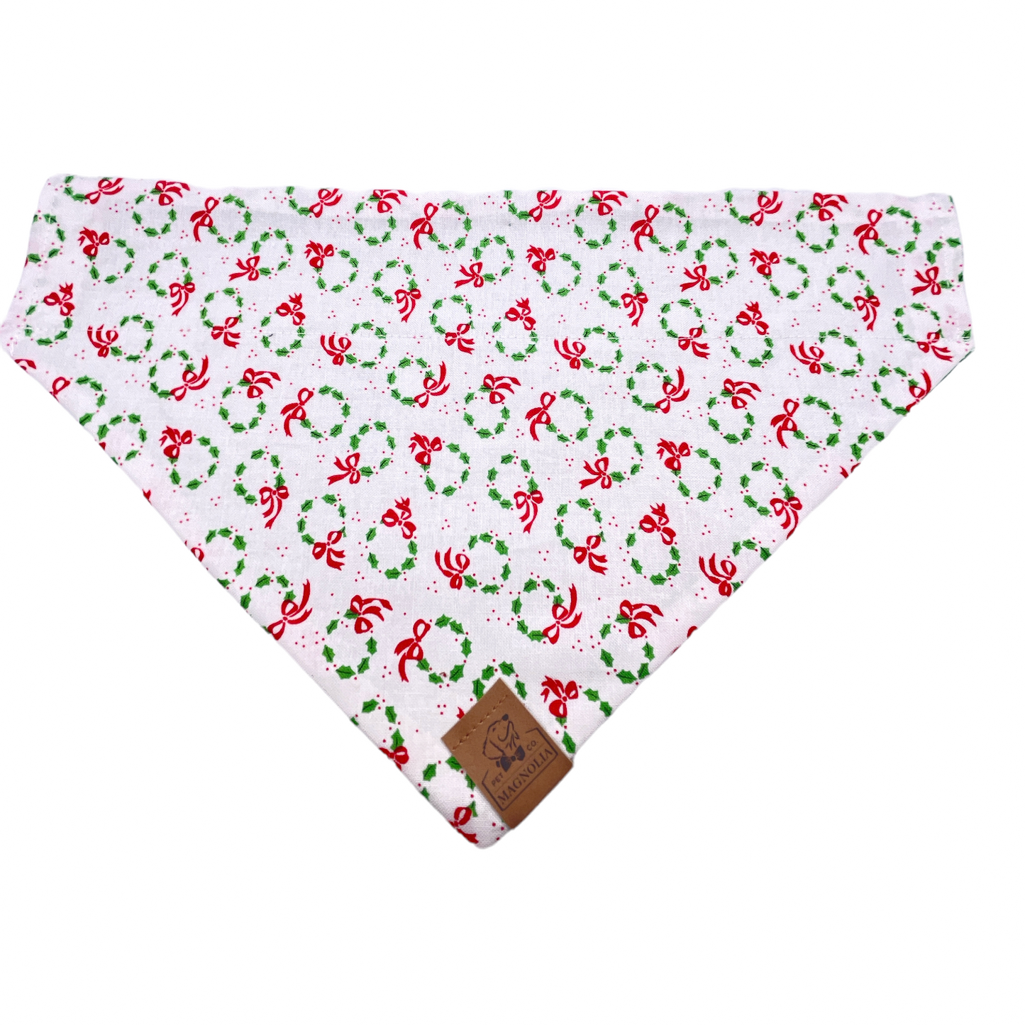 Christmas Wreaths Dog Bandana