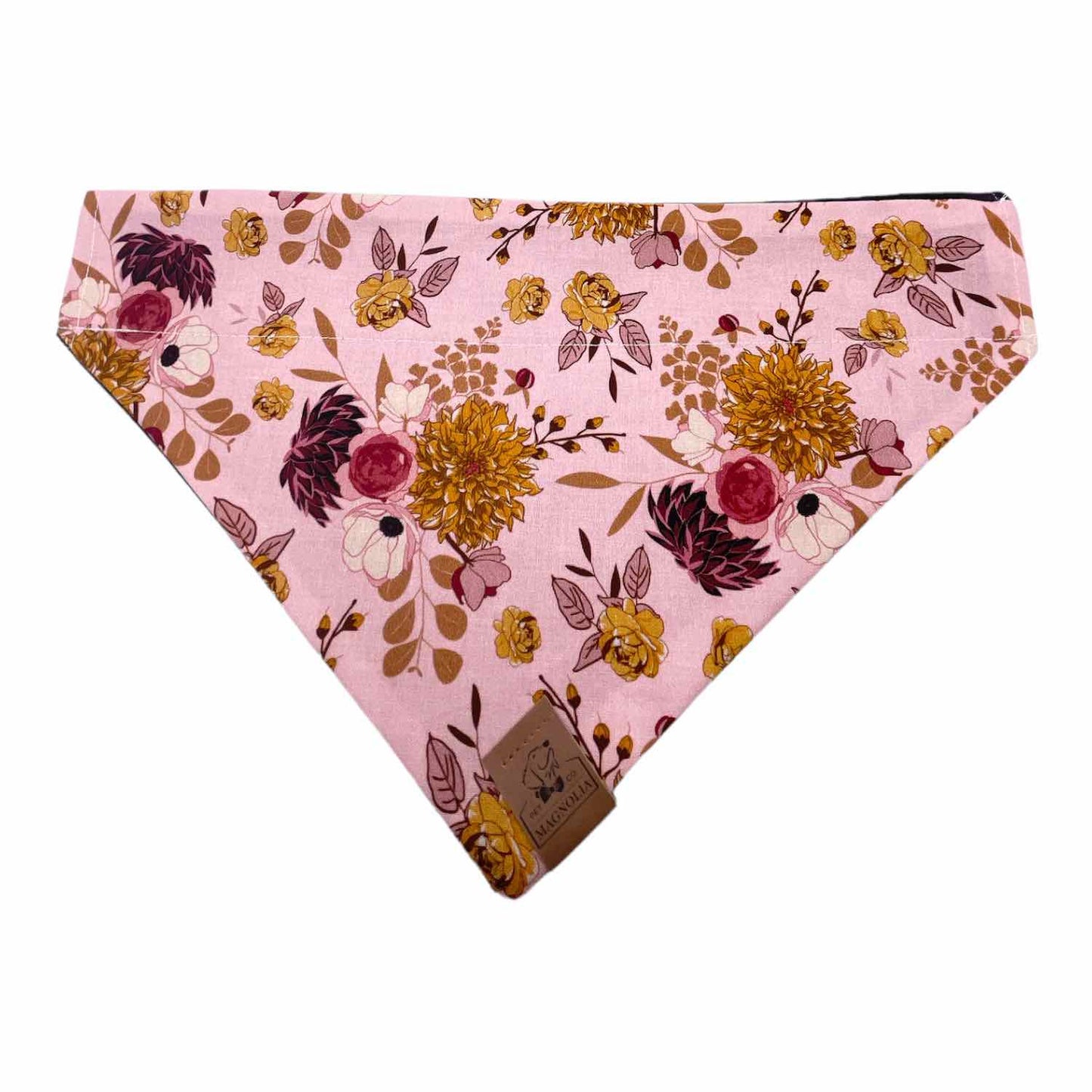 Dusty Rose Floral Dog Bandana