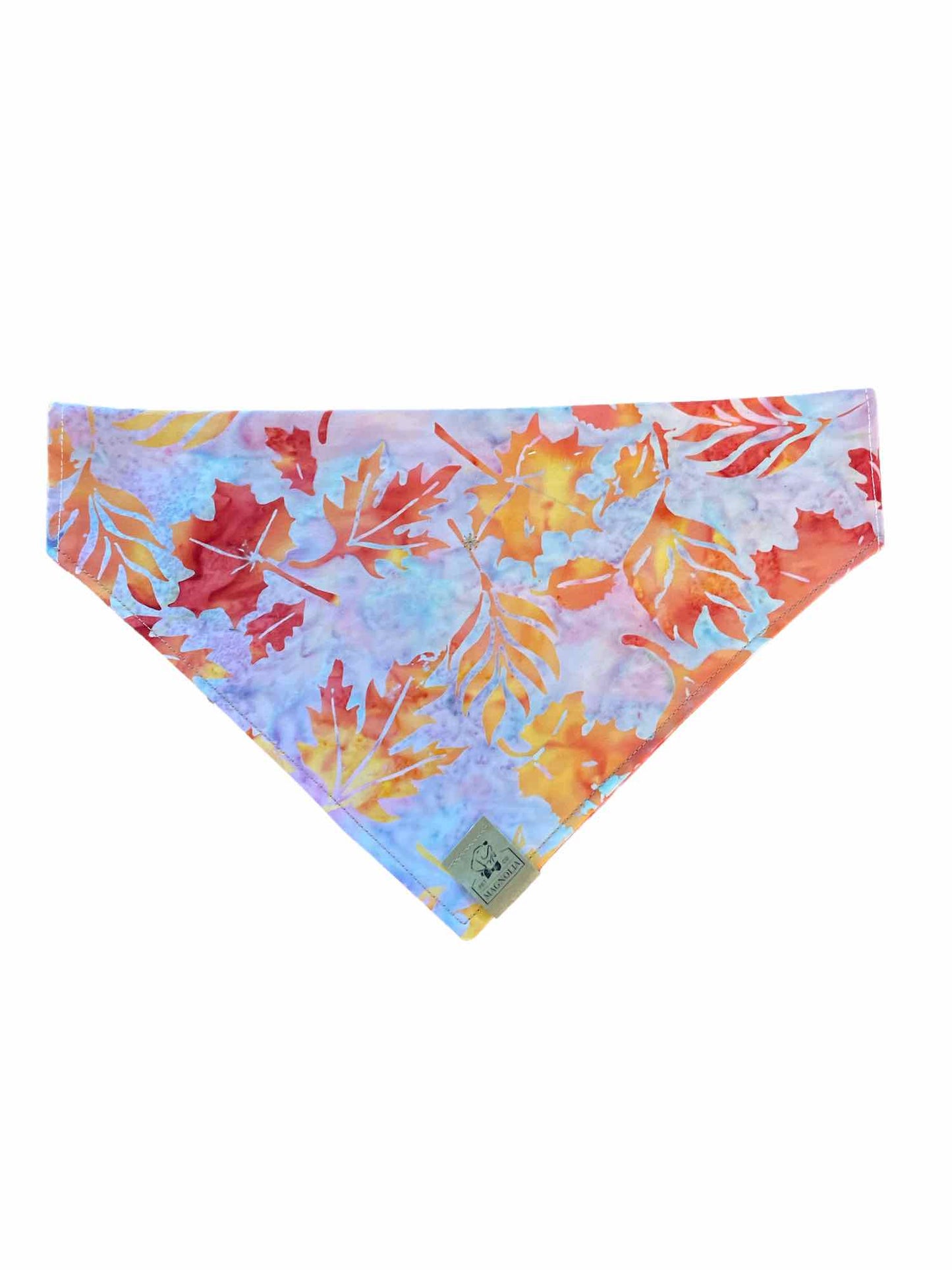 Fall Leaves Watercolor Dog Bandana