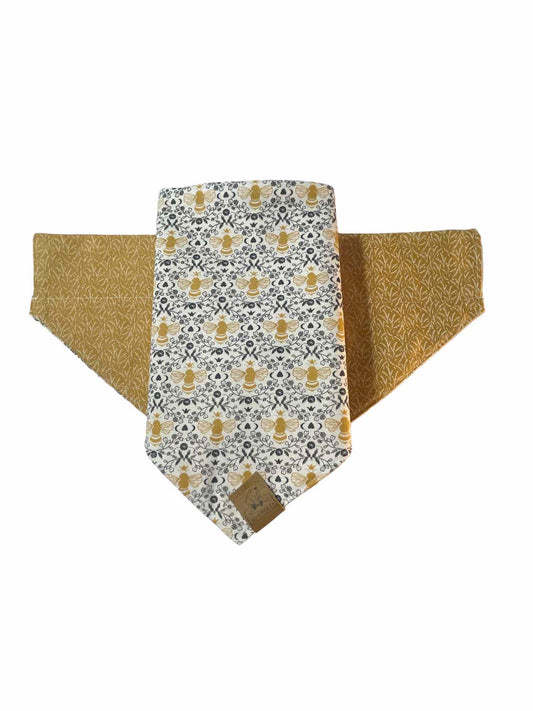 Golden Bee Dog Bandana